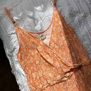 O’Neill Orange Floral Romper